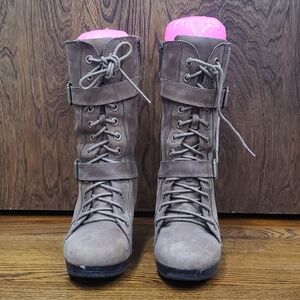 Harley Davidson Adria Leather Mid-calf boot